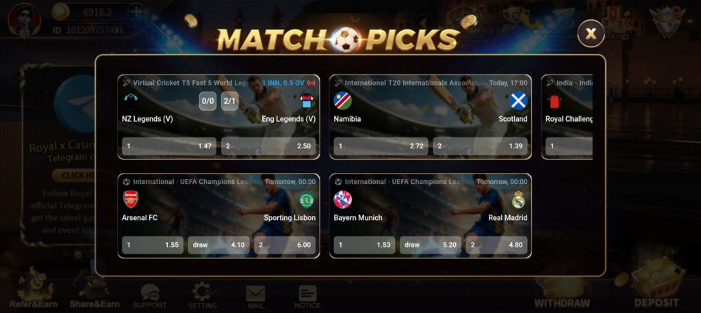 Royal X Casino Game